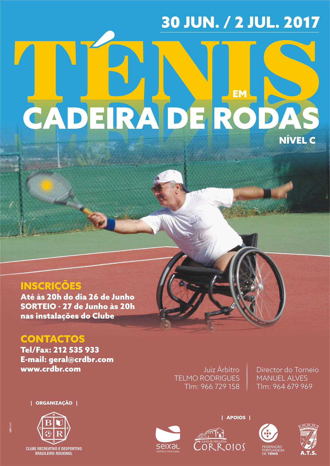 Torneios de Ténis  Clube Recreativo e Desportivo Brasileiro Rouxinol