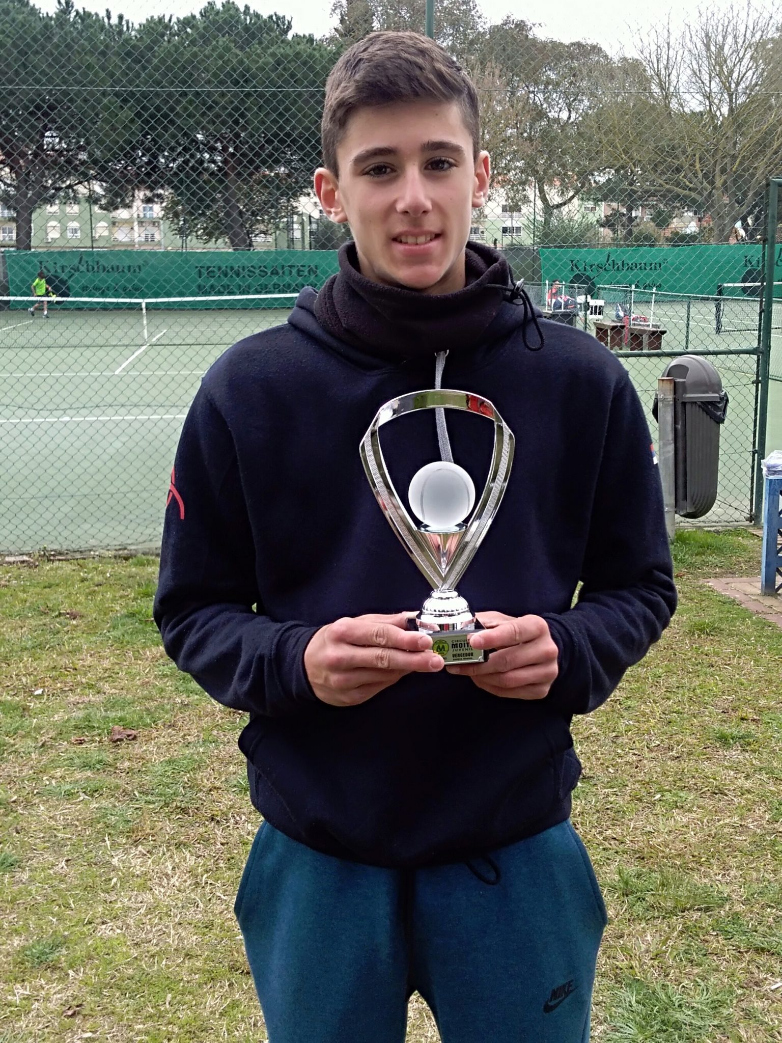 Parabéns ao nosso atleta Alexandre Belchior, Vencedor do Torneio “Circuito Juvenil Sub 16 Moita Juvenil 2018, realizado na “Meta”!