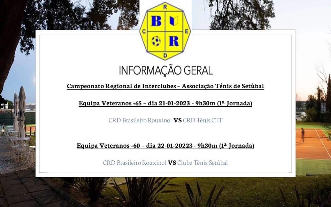 Campeonato Regional Equipas Veteranos – +60 | +65