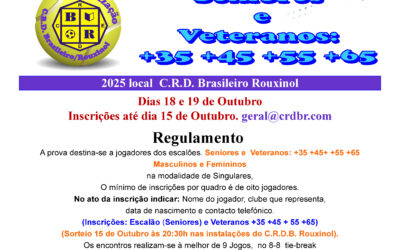 42ªseixaliada – Ténis de Campo séniores Veteranos